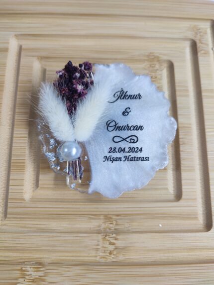 İncili Sonsuz Aşk Bahçesi Söz Nikah Nişan Magneti